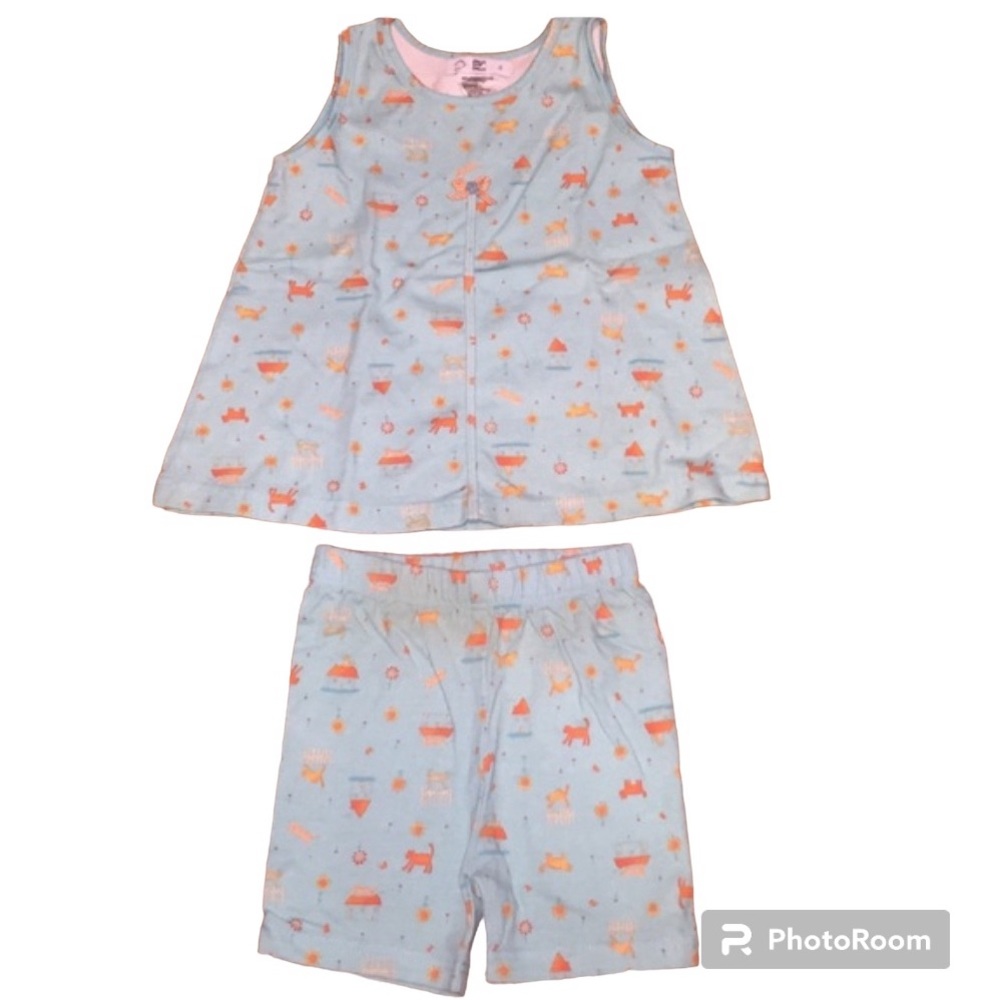 MATCHING PAJAMA SET TOP BOTTOM KITTENS